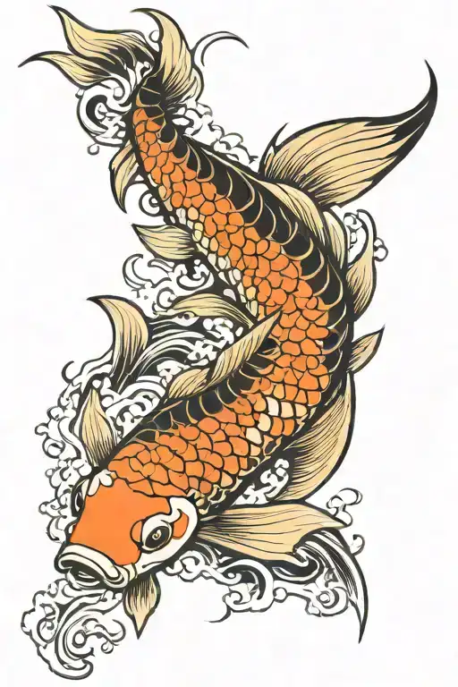 Koi Fish Transforming