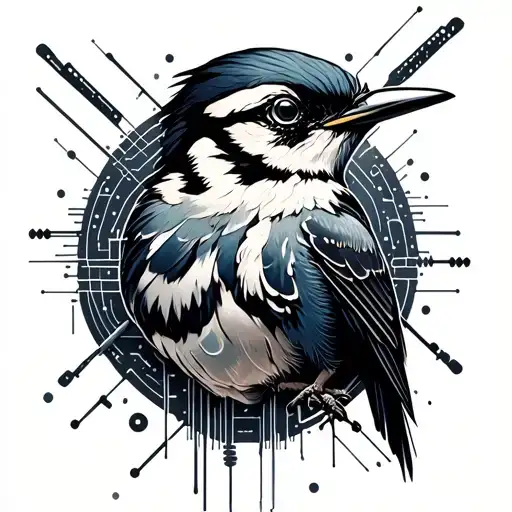 Cyberpunk Mockingbird Circuits