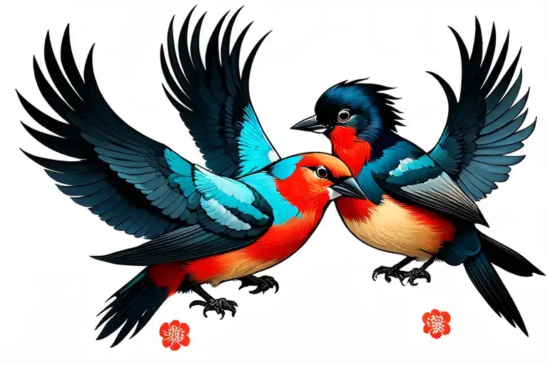 God's Favourite Child Releasing Birds