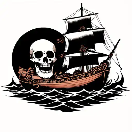 Skull And Ro Sink A Ship