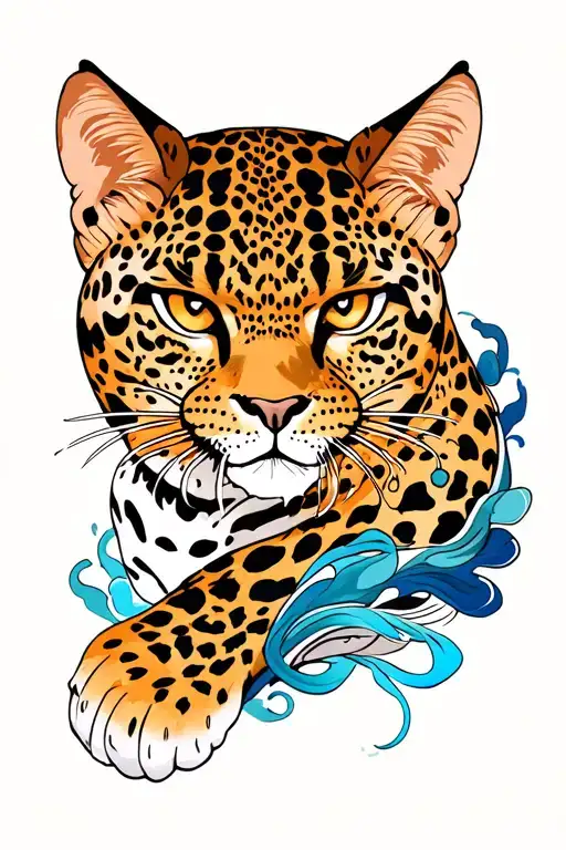 Leopard Leg Sleeve
