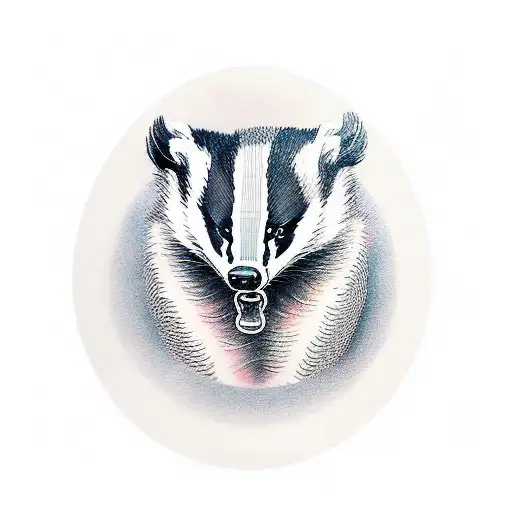 Badger In A Race Car
