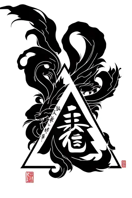 Triangle Shape Symbolizing