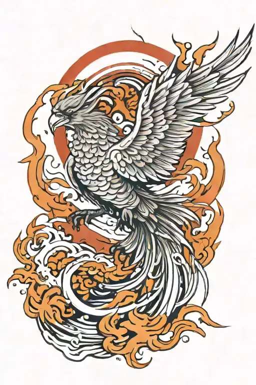 Phoenix Rising From Ashes