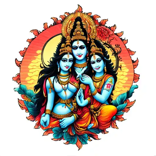 Load Shiva & Kali Godess Wit5hn Trisul