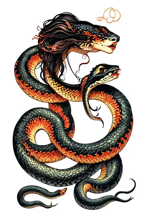 Lilith Communing With Snakes