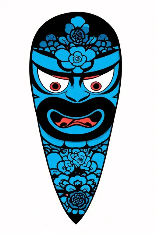 Make Me A Full Tattoo On My Leg With A Japanese Daruma Theme