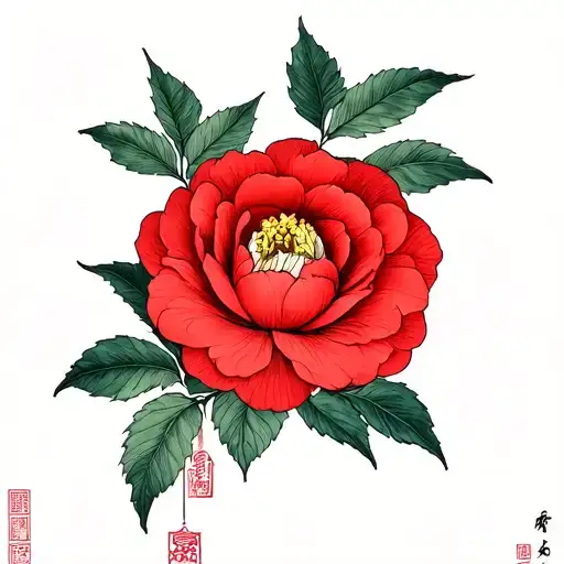 Red Camellia