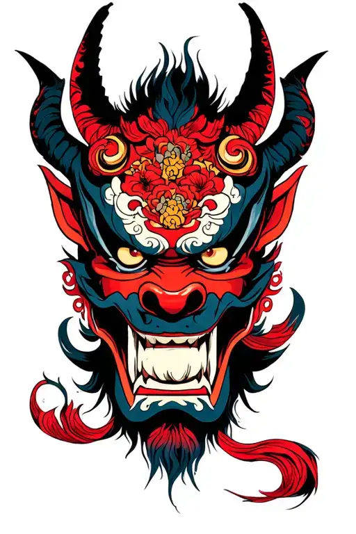 Oni Demon Mask