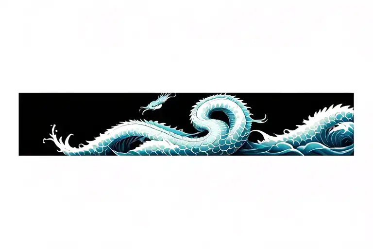 Sea Serpent Waves Flowing