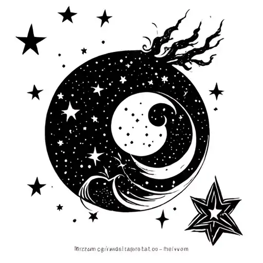 Stars And Moon Universe
