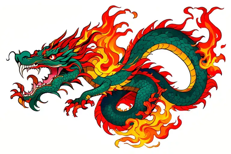 Dragon Breathing Fire