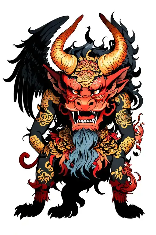 Oni Demon Half Angel