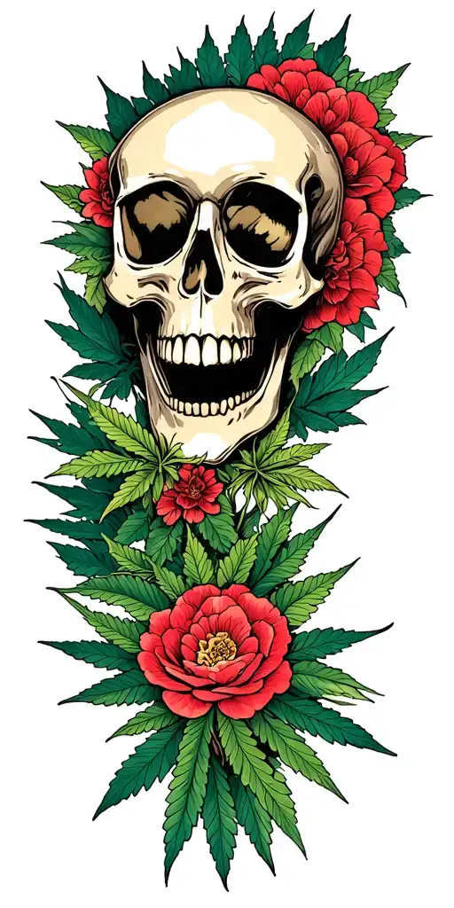 Skull And Marihuana