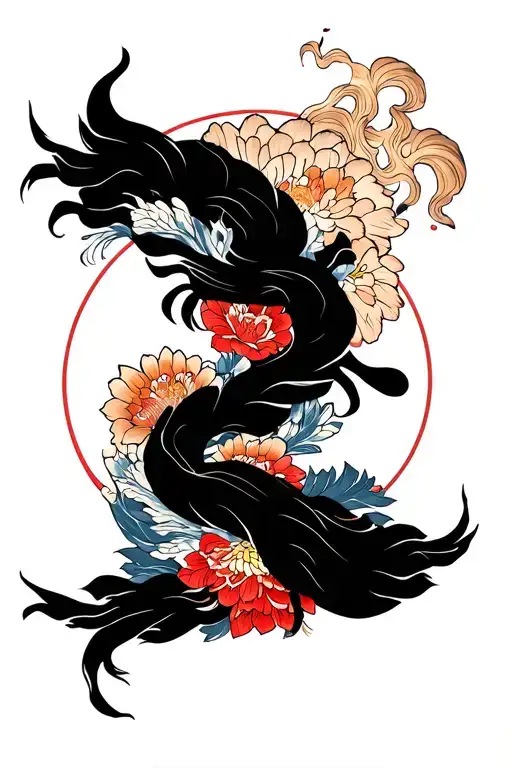 Japanese Style Tattoo Arm