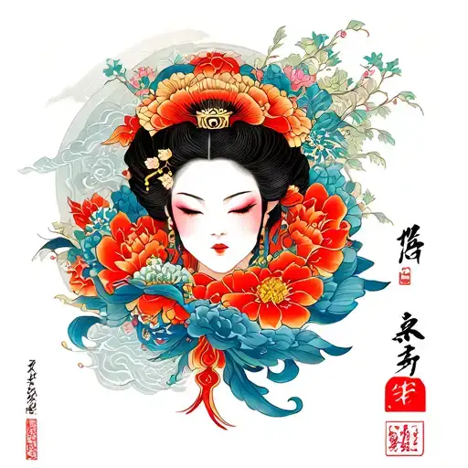 Full Sleeve Japanese Tattoo Design