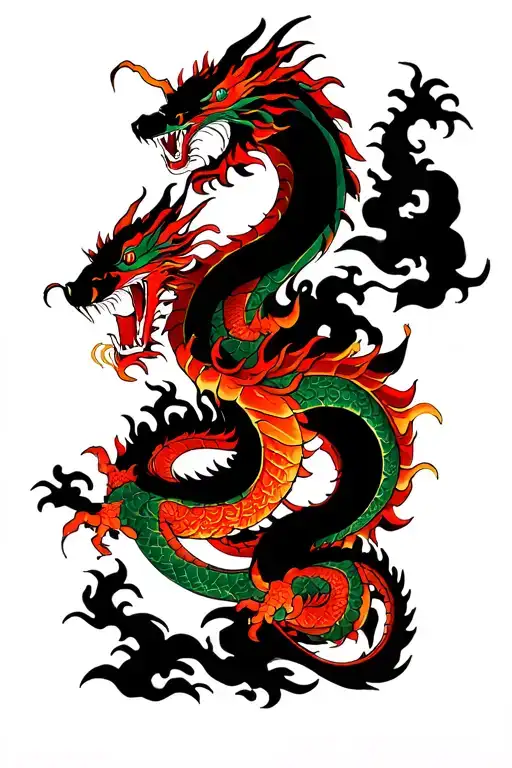 Dragon And Fonix Fight