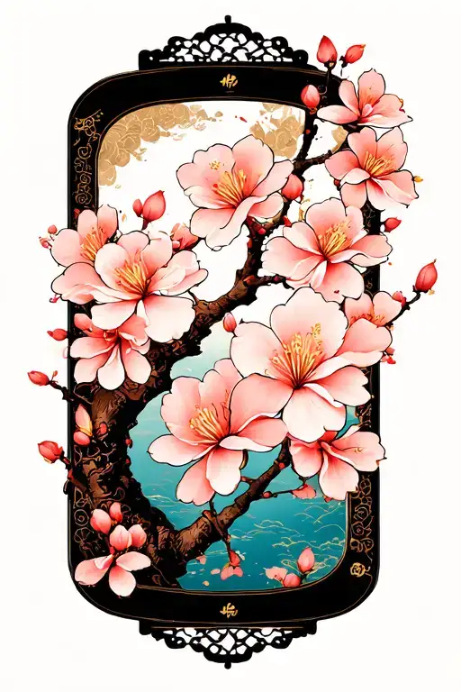 Peach Blossom Floating