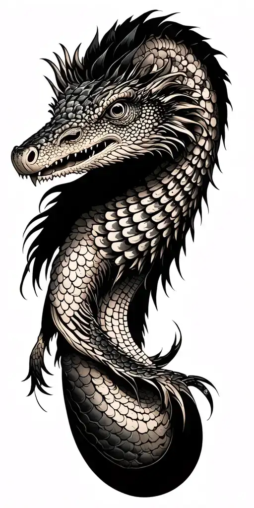 Komodo Island Black And White