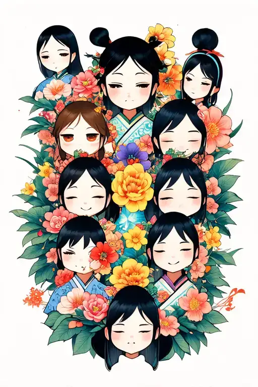 Studio Ghibli Characters In A Collage