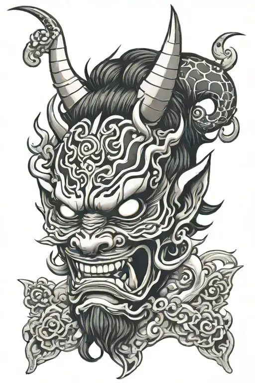 Oni Demon Mask