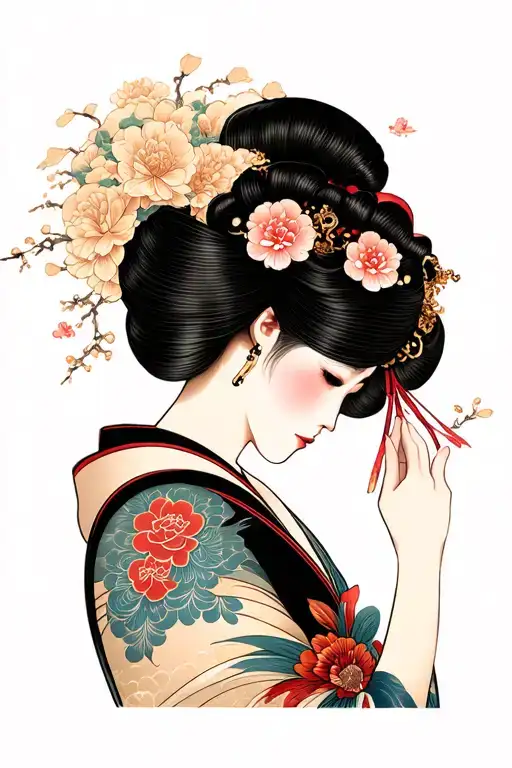 Brand Of Sacrifice With Japanese Themed Feminine Surroundings