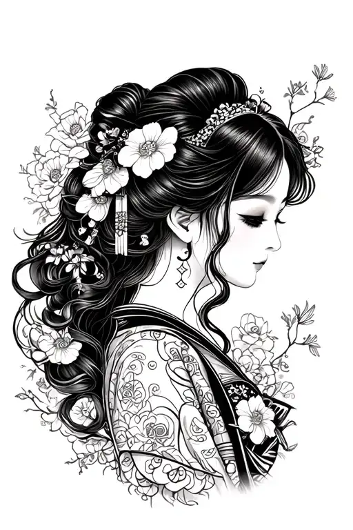 Daughter Tattoo Design Featuring