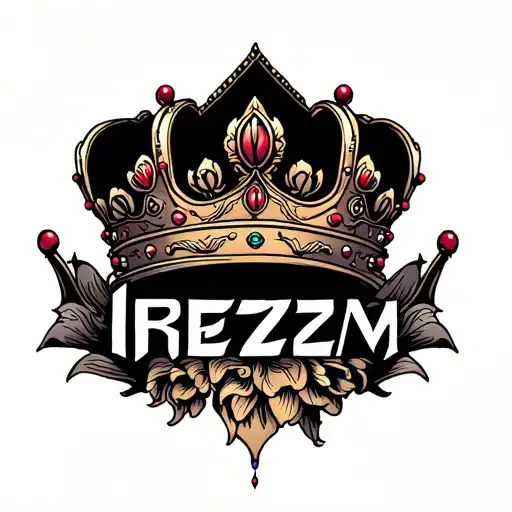 Crown With The Word Royalty