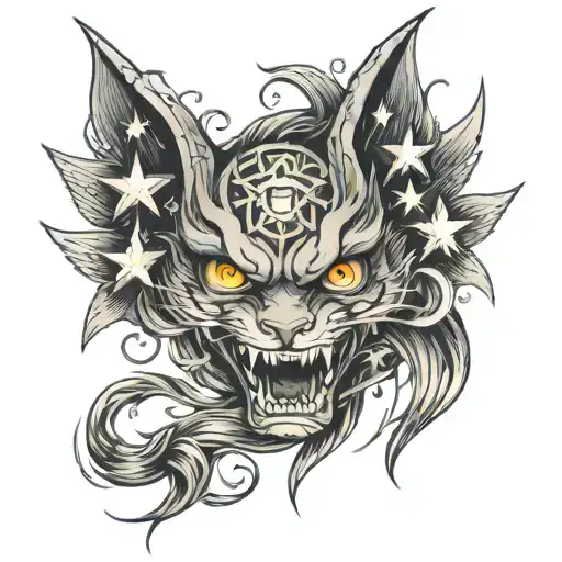 Metal Out And Eyes With Stars