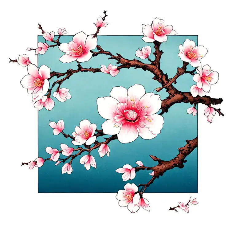 Traditional Japanese Cherry Blossom