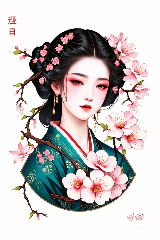 Traditional Japanese Cherry Blossom