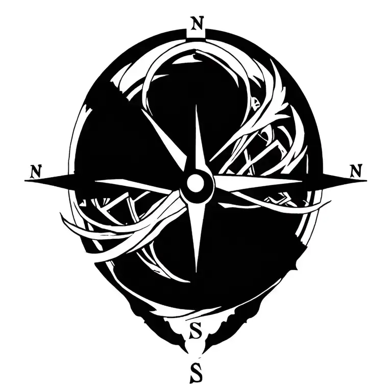 Compass Rose Intertwined