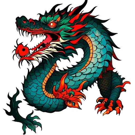 Yakuza Sleeve Tattoo Dragon