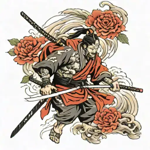 Bushido Warrior Surrounded