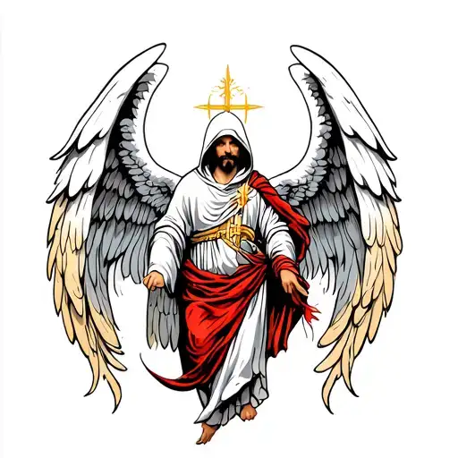 Hooded St Micheal The Ark Angel