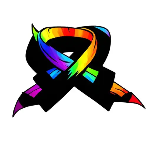 Rainbow Hiv Symbol