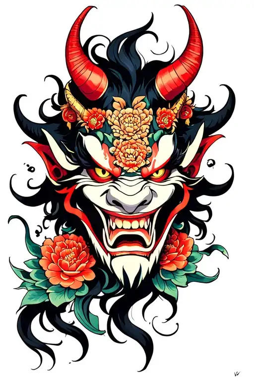 Demon Face Oni