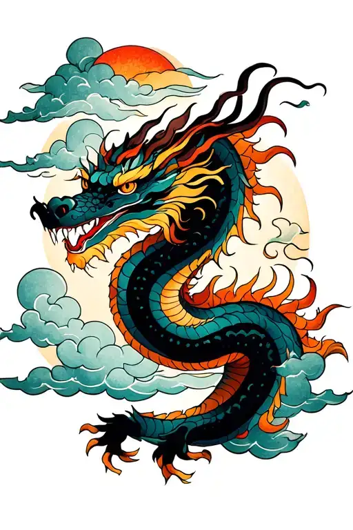 Dragon And Cloud Instead