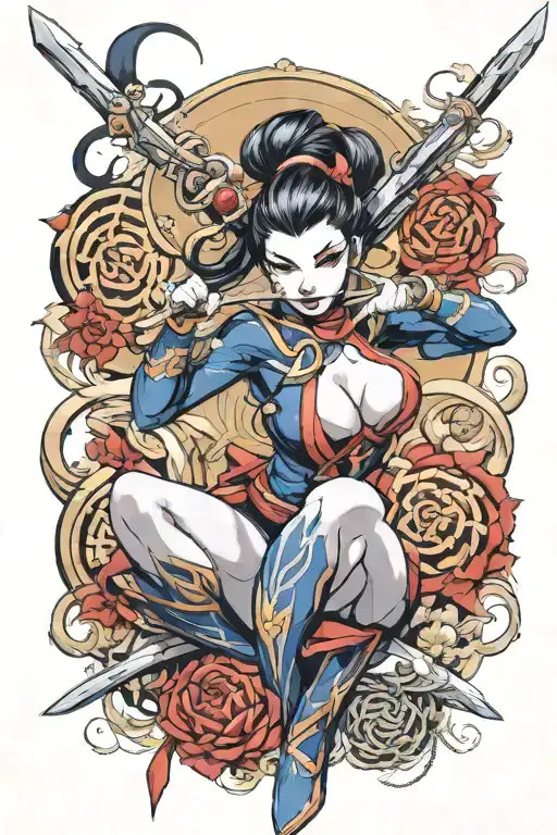 Vayne League Of Legends Action Pose