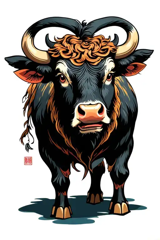 Strong Ox Standing Side