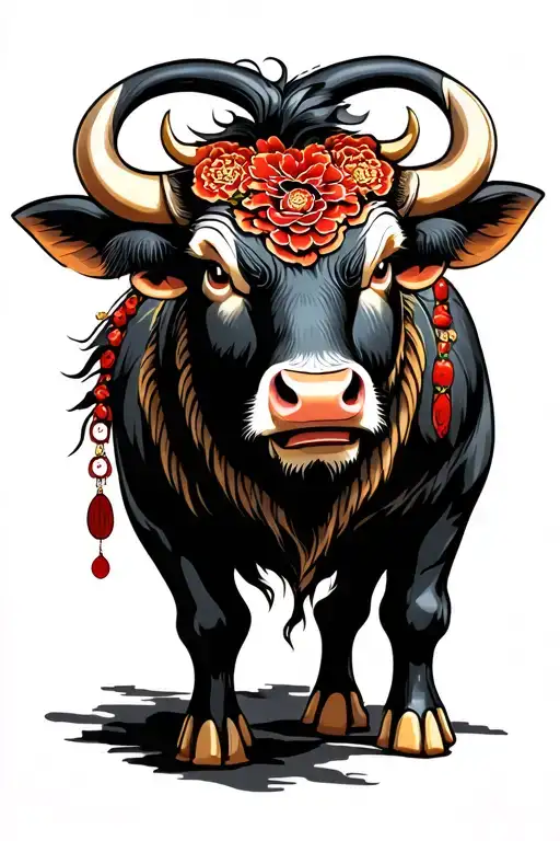 Strong Ox Standing Side