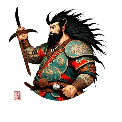 Namakubi Style Viking Warrior