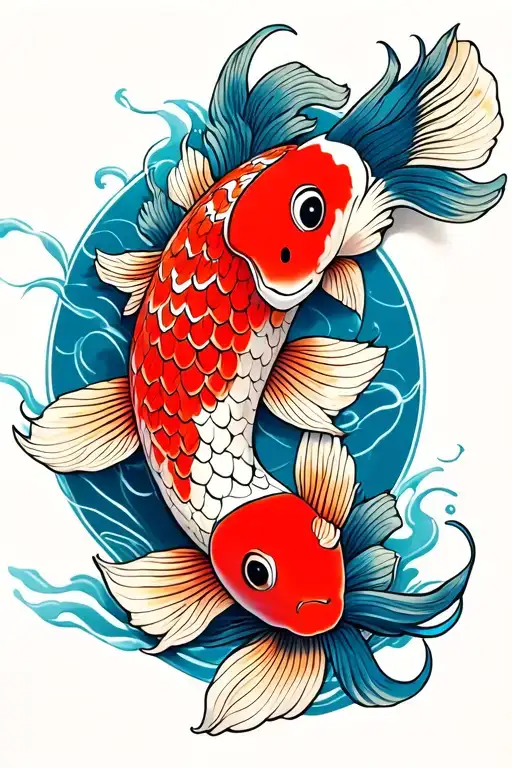Koi Fish Resembling
