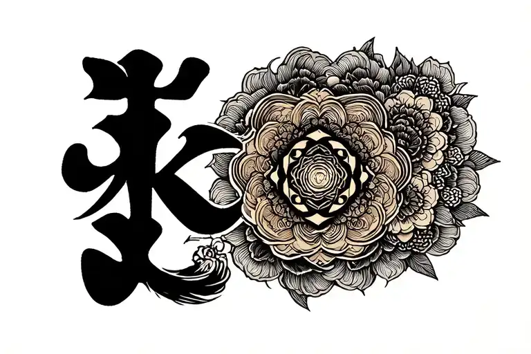 Ka Symbol Surrounded