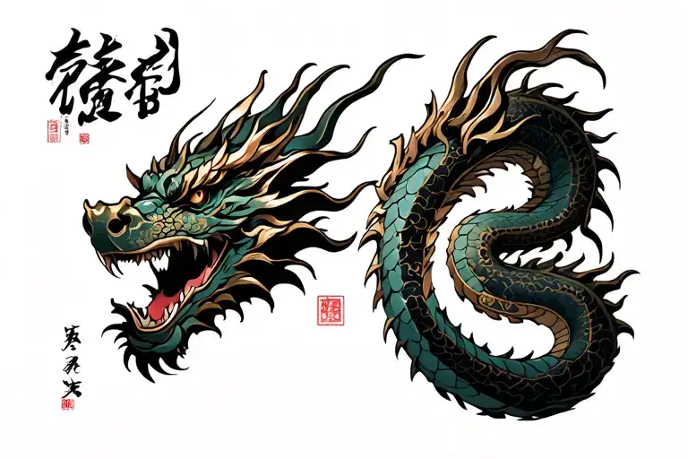 The Words Metal Dragons With A Dragon Made Of Metal Underneath