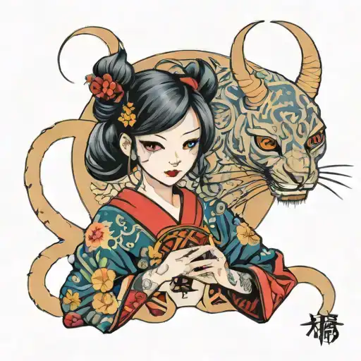 Neko Girl With Devil
