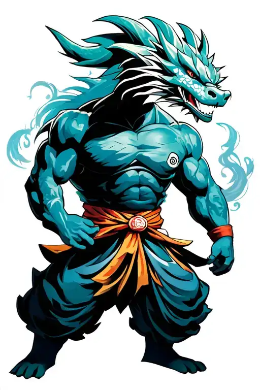 King Kai Dragon Ball Z Full Body Charging