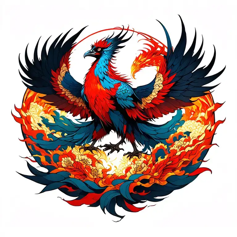 Phoenix Rising From Ashes
