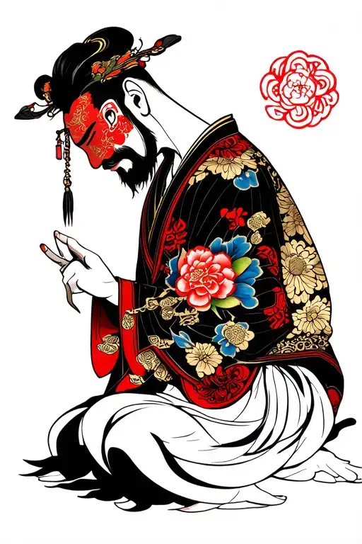 Oriental Tattoo Man