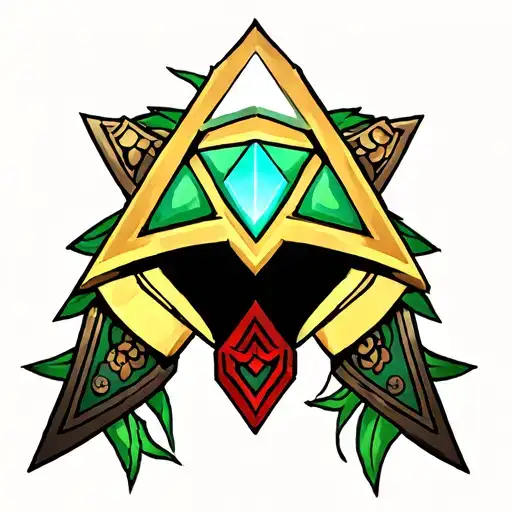 Tri Force From Legend Of Zelda Ocarina Time